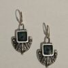 Handmade Silver-Plated Earrings with Real Dried Pressed Flowers Silver clasps - Image 3