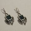Handmade Silver-Plated Earrings with Real Dried Pressed Flowers Silver clasps - Image 4