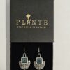 Handmade Silver-Plated Earrings with Real Dried Pressed Flowers Silver clasps - Image 2